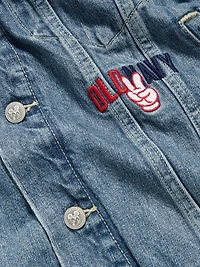 Old Navy x Disney© Mickey Mouse Logo-Graphic Jean Jacket