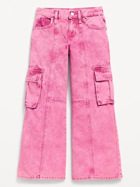 Super Baggy Wide-Leg Cargo Jeans for Girls