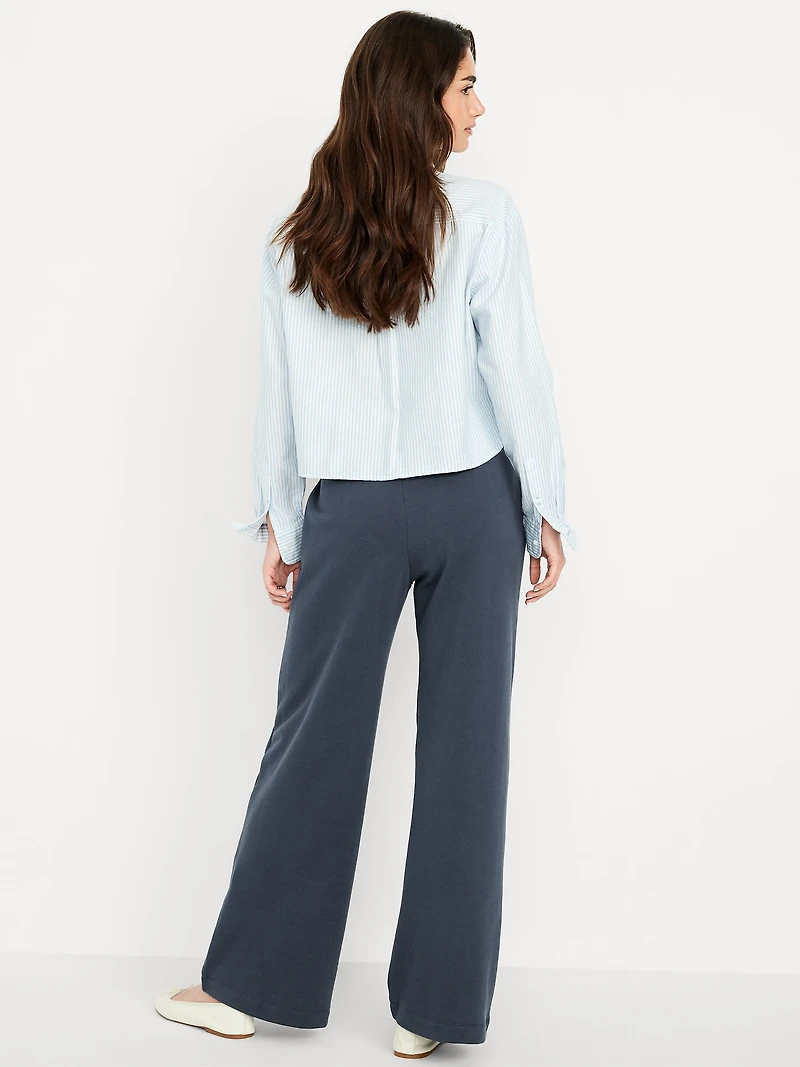 High-Waisted SoComfy Wide-Leg Sweatpants