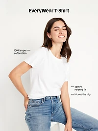 EveryWear Crew-Neck Striped T-Shirt