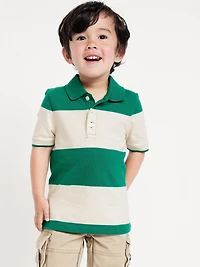 Short-Sleeve Pique Polo Shirt for Toddler Boys