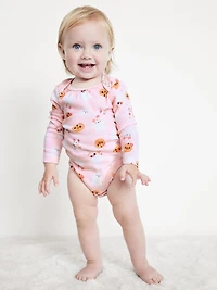Printed Long-Sleeve Bodysuit for Baby
