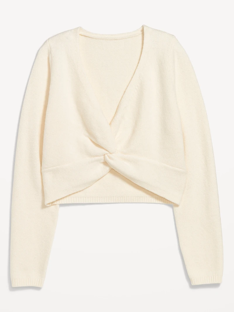 SoSoft Twist-Front Sweater