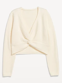 SoSoft Twist-Front Sweater