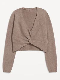 SoSoft Twist-Front Sweater