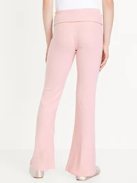 CozePlush Foldover Flare Leggings for Girls