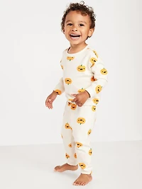 Printed French Terry Sweatshirt and Pants Set for Baby
