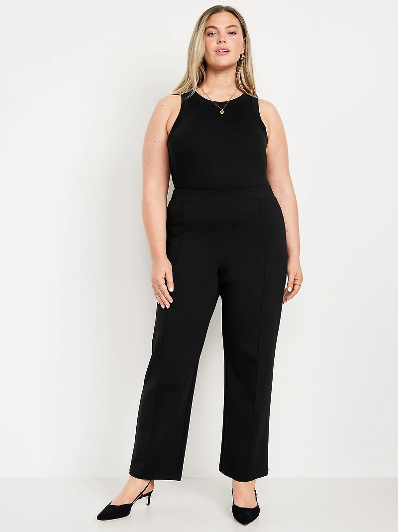 Extra High-Waisted Stevie Straight Pants