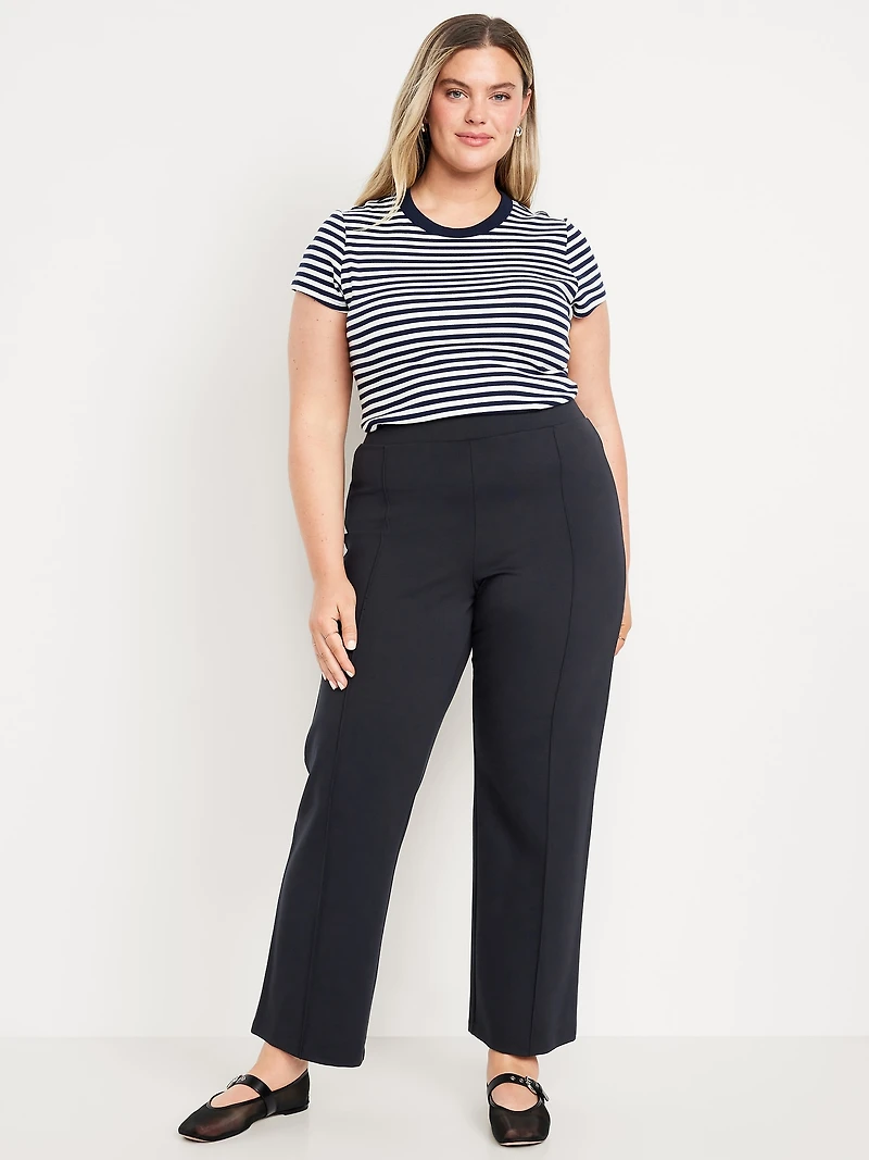 Extra High-Waisted Stevie Straight Pants