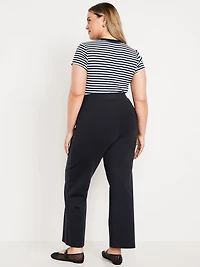 Extra High-Waisted Stevie Straight Pants