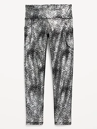 High-Waisted PowerSoft 7/8-Length Side-Pocket Leggings for Girls