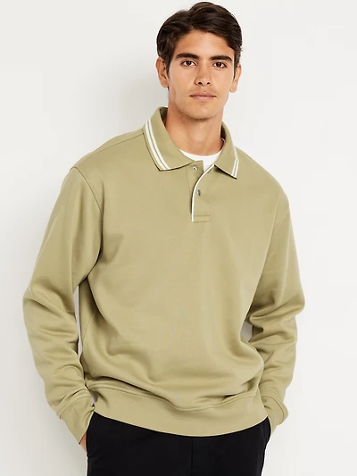 Loose Fleece Polo
