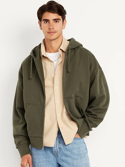 Oversized Heavyweight Zip Hoodie
