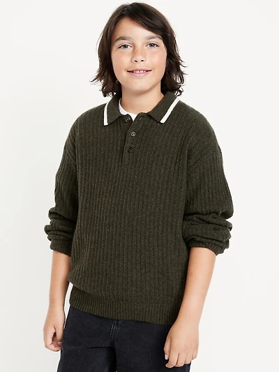 SoSoft Oversized Collared Sweater for Boys