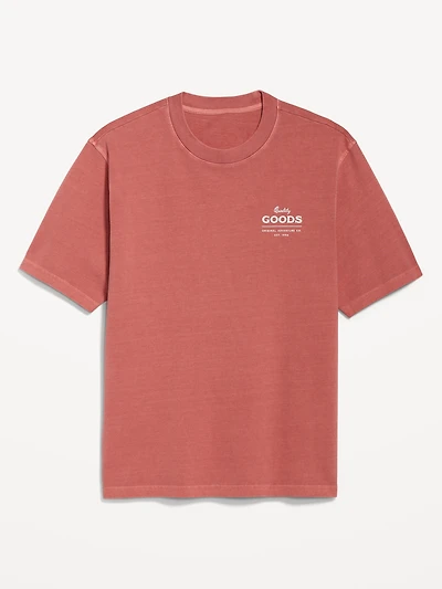 Heavyweight Crew-Neck Graphic T-Shirt