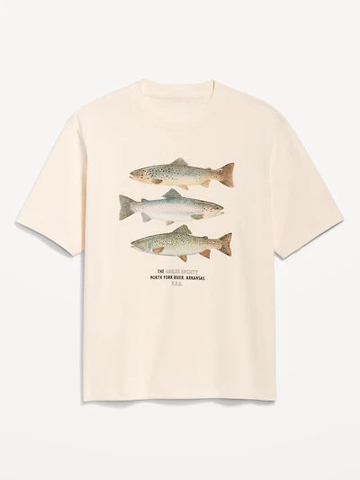 Heavyweight Crew-Neck Graphic T-Shirt