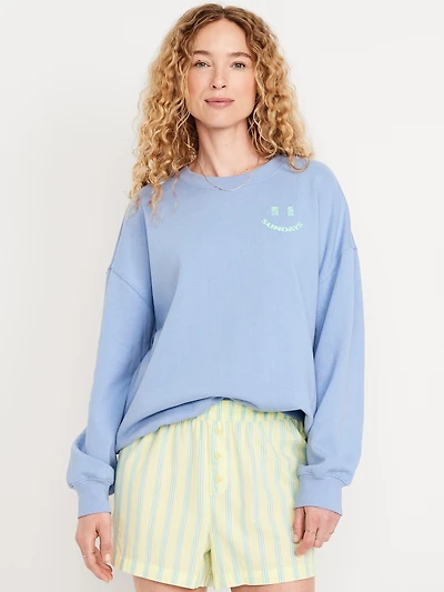 SoComfy Oversized Graphic Sweatshirt