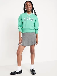 Pleated Twill Skirt for Girls