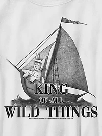 Where The Wild Things Are King Of All Gender-Neutral Graphic T-Shirt for Kids