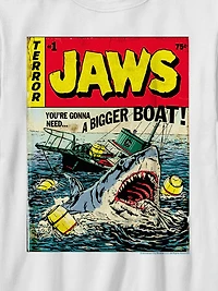 Jaws Pulp Attack Comic Gender-Neutral Graphic T-Shirt for Kids