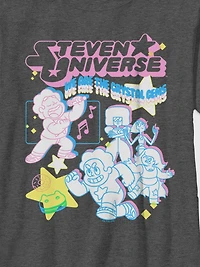 Steven Universe Streetwear Collage Gender-Neutral Graphic T-Shirt for Kids