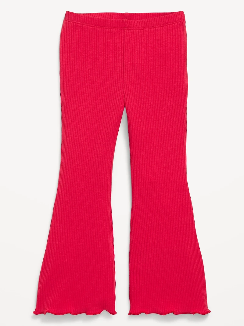 Ribbed Flare-Leg Leggings for Toddler Girls
