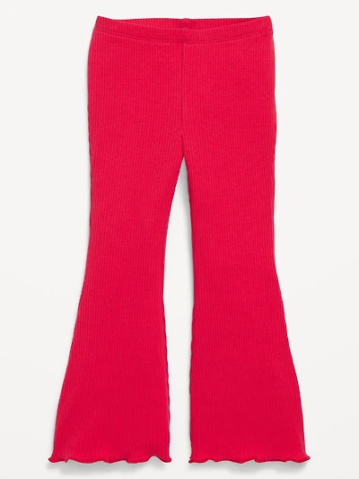 Ribbed Flare-Leg Leggings for Toddler Girls
