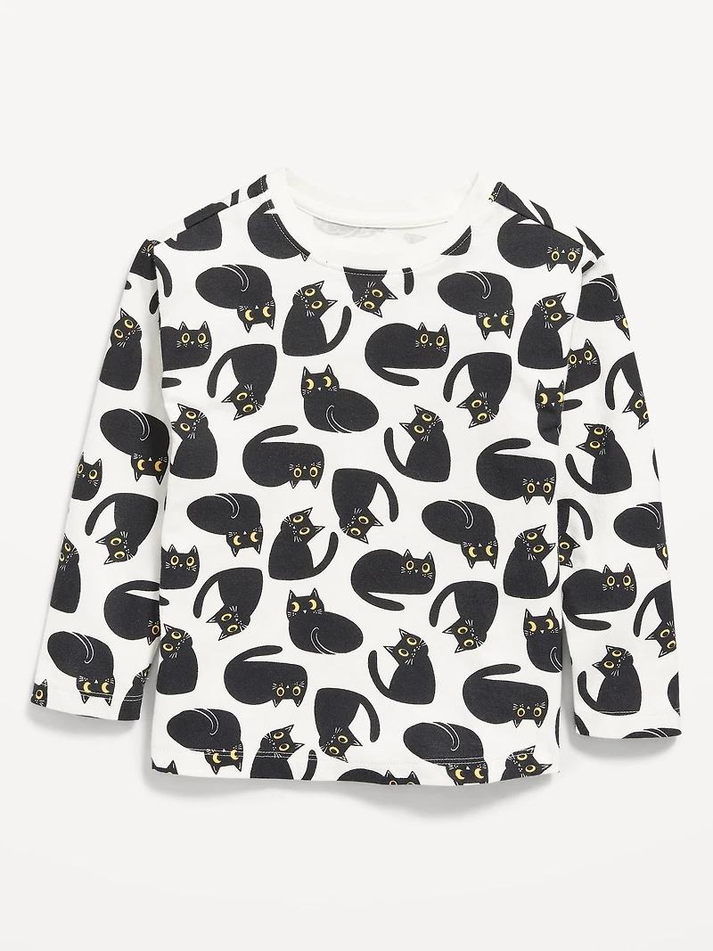 Printed Long-Sleeve T-Shirt for Toddler Girls