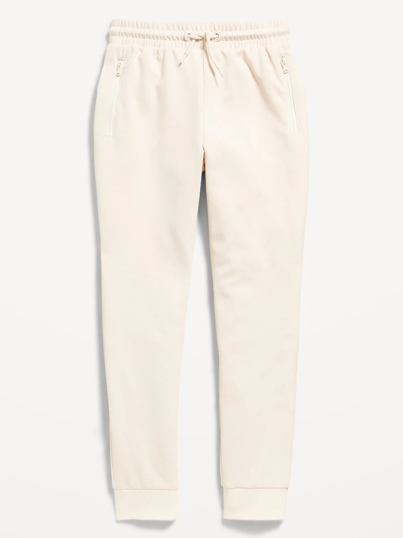 Slim High-Waisted Dynamic Fleece Joggers for Girls