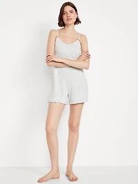 Pointelle Pajama Romper