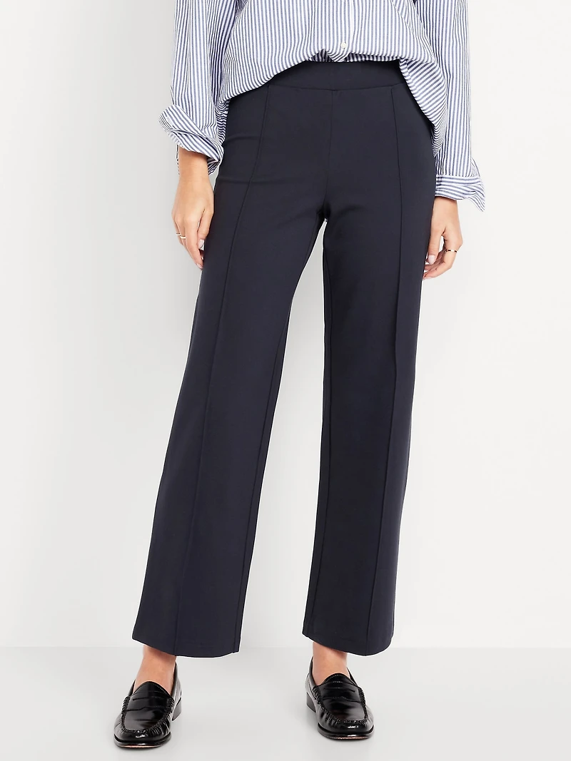 Extra High-Waisted Stevie Straight Pants