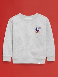 Old Navy x Disney© Mickey Mouse Unisex Oversized Flag Graphic Sweatshirt for Toddler