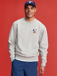 Old Navy x Disney© Mickey Mouse Oversized Flag Logo-Graphic Sweatshirt