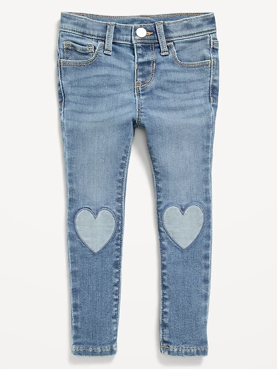 High-Waisted Rockstar 360° Stretch Jeggings for Toddler Girls