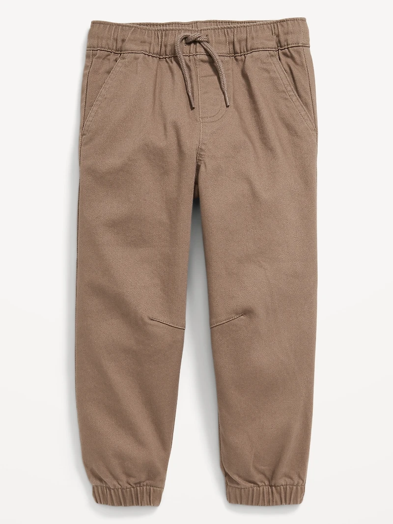 Loose Twill Pull-On Jogger Pants for Toddler Boys