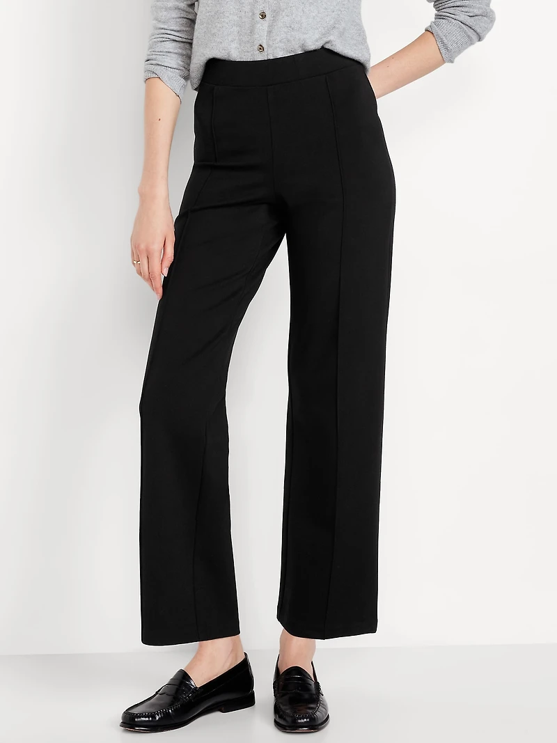 Extra High-Waisted Stevie Straight Pants