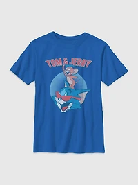Tom Jerry Patriotic T And J Gender-Neutral Graphic T-Shirt for Kids