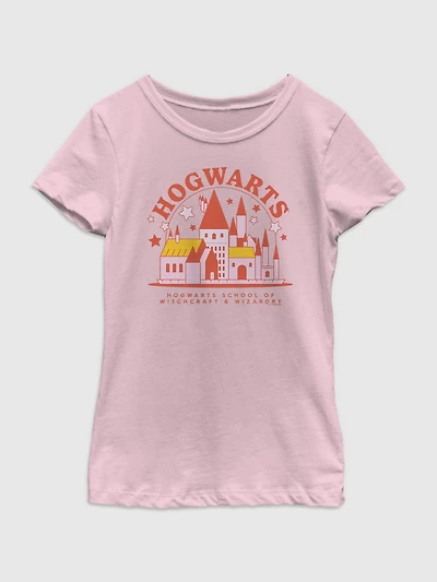 Harry Potter Hogwarts School Graphic T-shirt For Girls