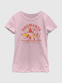 Harry Potter Hogwarts School Graphic T-shirt For Girls