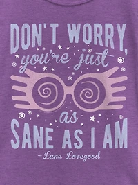 Harry Potter Just As Sane Luna Graphic T-shirt For Girls