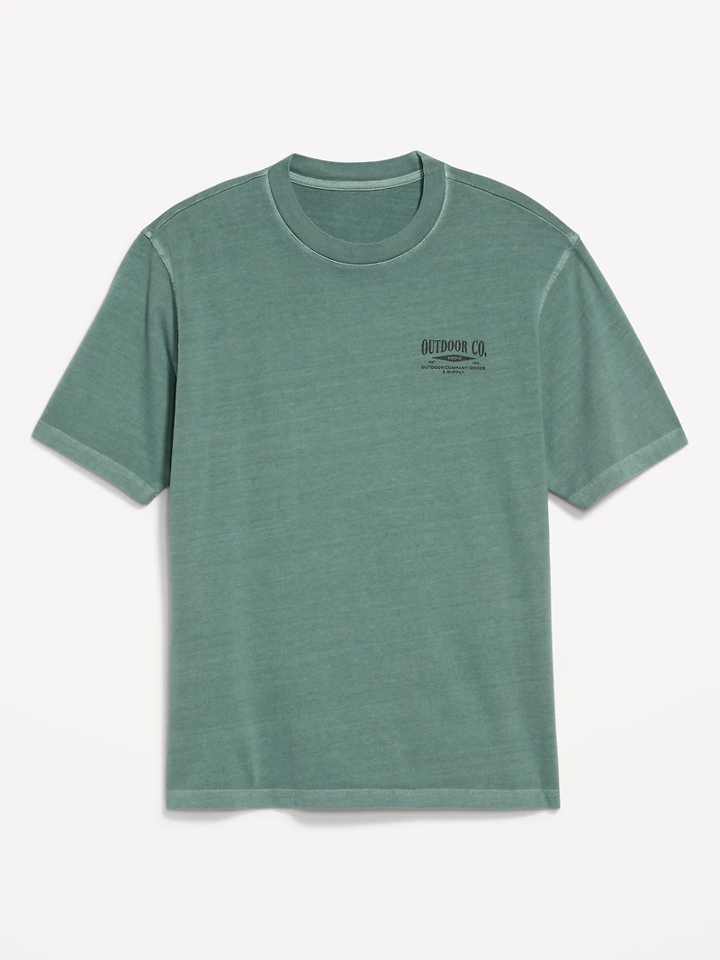 Heavyweight Crew-Neck Graphic T-Shirt