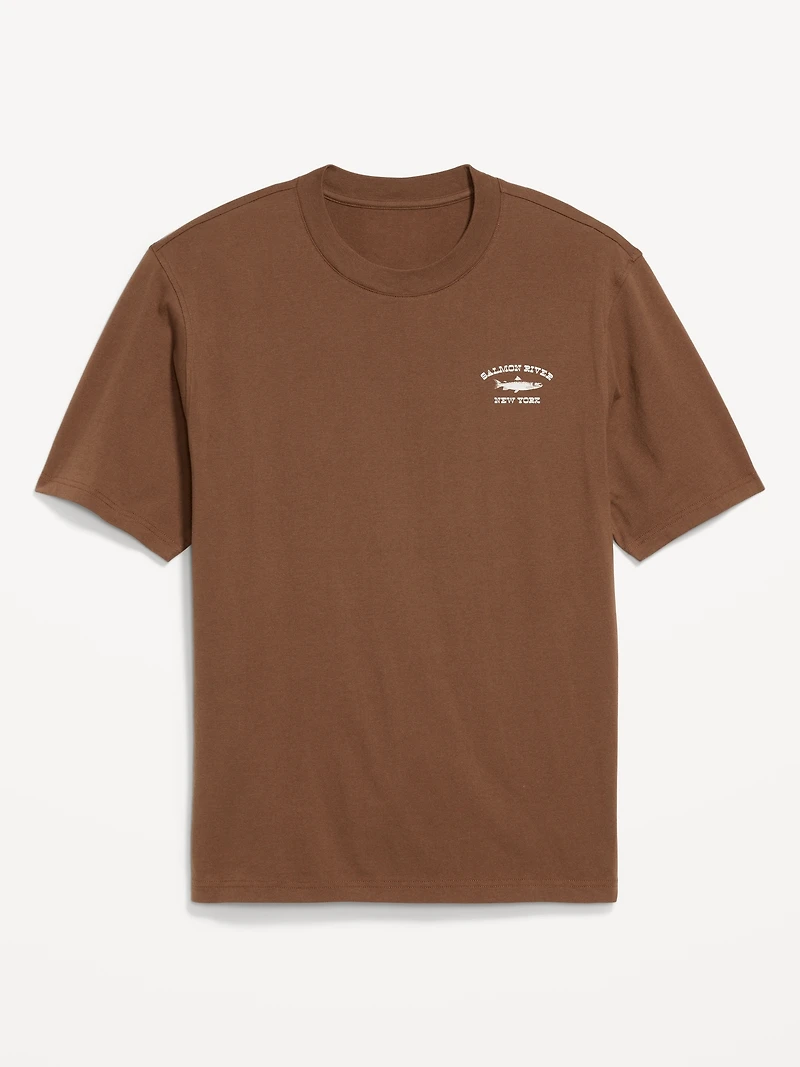 Heavyweight Crew-Neck Graphic T-Shirt