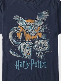 Harry Potter Night Animal Graphic T-shirt
