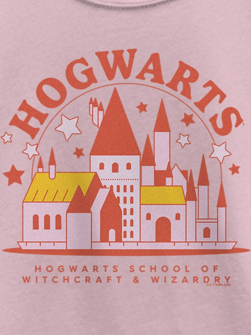 Harry Potter Hogwarts School Graphic T-shirt For Girls