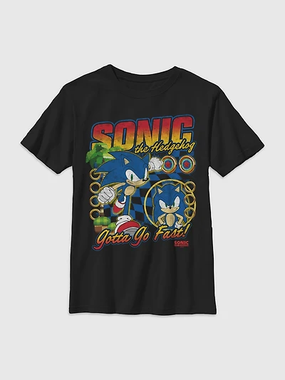 Sonic the Hedgehog Racer Gender-Neutral Graphic T-Shirt for Kids