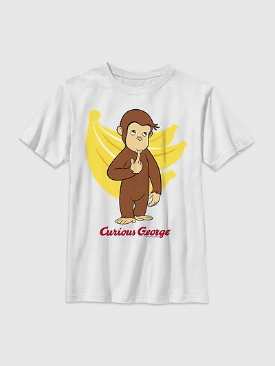 Curious George Banana Gender-Neutral Graphic T-Shirt for Kids