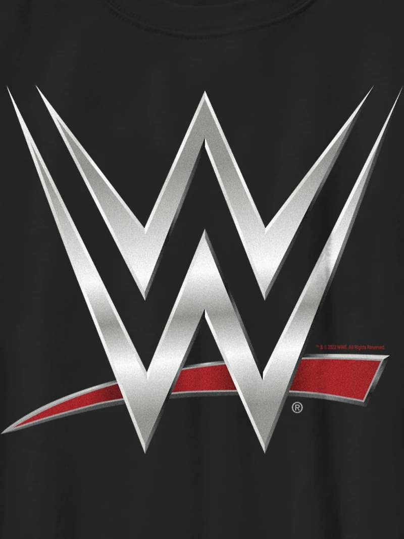 WWE Chrome Logo Gender-Neutral Graphic T-Shirt for Kids