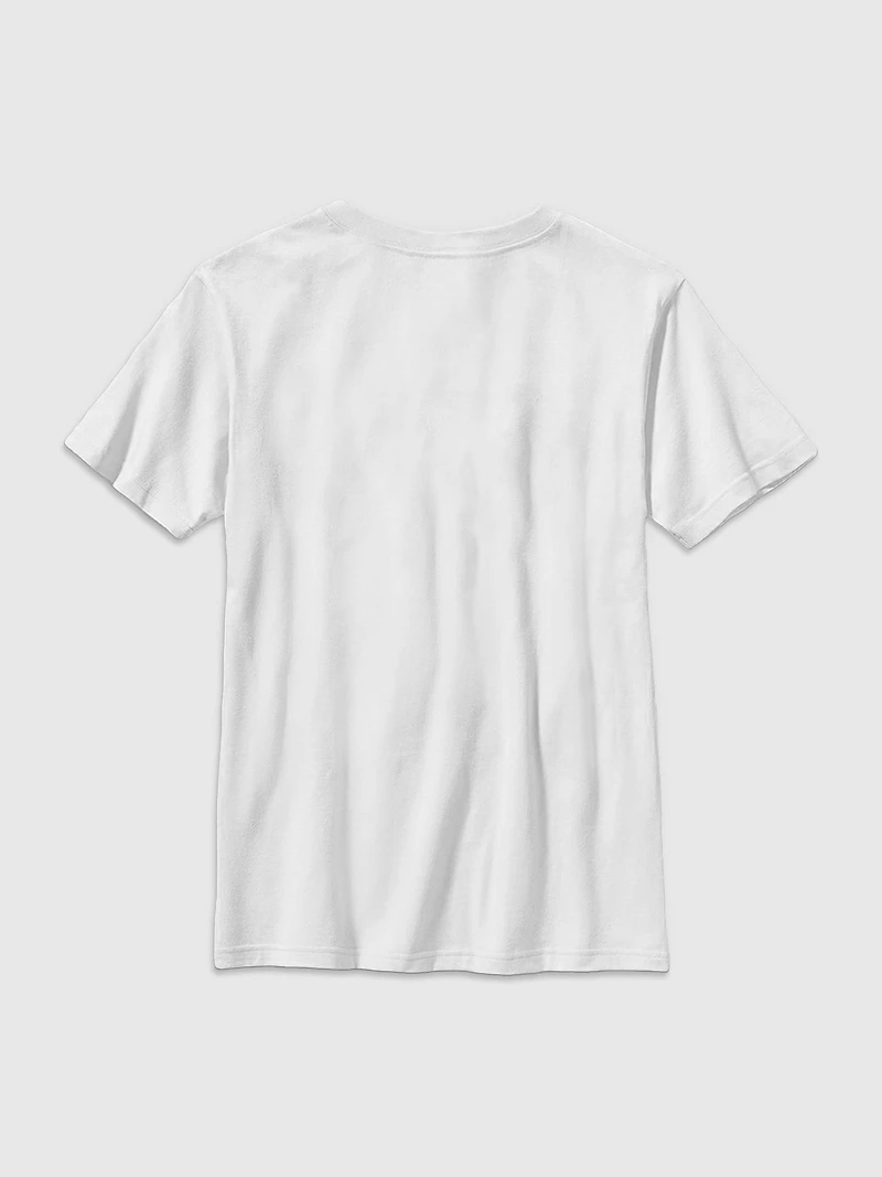 Kung Fu Panda Woodcut Gender-Neutral Graphic T-Shirt for Kids