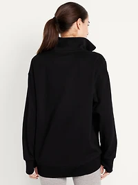 Dynamic Fleece Half-Zip Tunic Sweatshirt