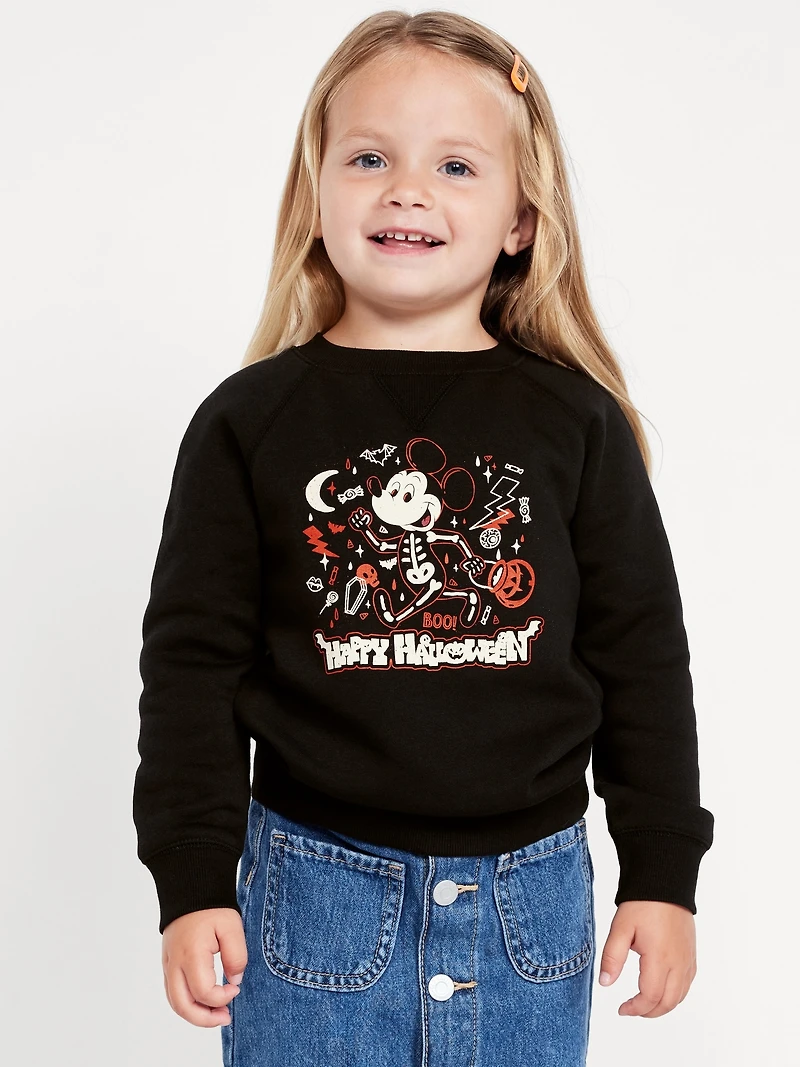 Disney© Mickey Mouse Halloween Graphic Unisex Sweatshirt for Toddler